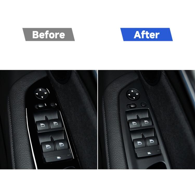 Car Right Drive Window Lift Panel + Start Button Decorative Sticker for BMW X5 E70 2008-2013 / X6 E71 2009-2014, Window Lift Panel, Right