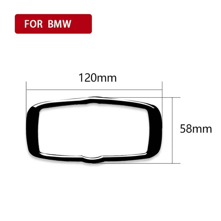 Car Headlight Switch Frame Decorative Sticker for BMW 2008-2013 X5 E70 / X6 E71 / 5 Series E60 2008-2010, Left and Right Drive Universal