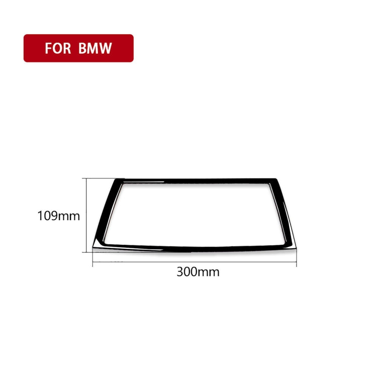 Car Navigation Frame Decorative Sticker for BMW X5 E70 2008-2013 / X6 E71 2009-2014, Left and Right Drive Universal, Navigation Frame