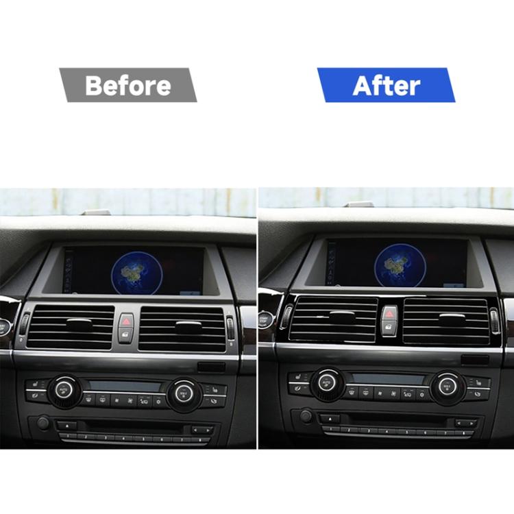 Car Middle Air Outlet Decorative Sticker for BMW X5 E70 2008-2013 / X6 E71 2009-2014, Left and Right Drive Universal, Midle Air Outlet
