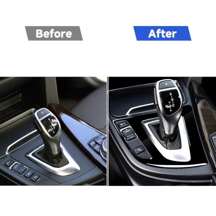 Car Left Drive Gear Panel Decorative Sticker for BMW Series 3 F30 2013-2017 / Series 3GT F34 2013-2017, For Series 3 F30 / 3GT F34, Left Drive