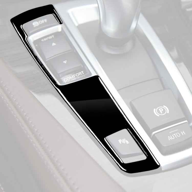 Car Left Drive Gear Panel Single Key Decorative Sticker for BMW Series 5 F10 2011-2017