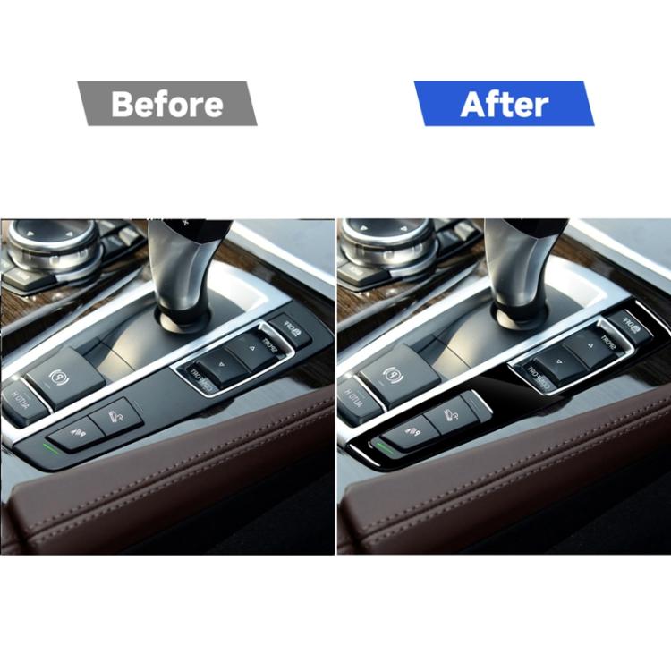 Car Right Drive Gear Panel Double Key Decorative Sticker for BMW Series 5 F10 2011-2017, For Series 5 F10 Double Key, Right Drive