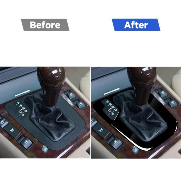 Car Left Drive Gear Panel Frame Decorative Sticker for BMW Series 3 E46 1998-2005, For Series 3 E46 1998-2005, Left Drive