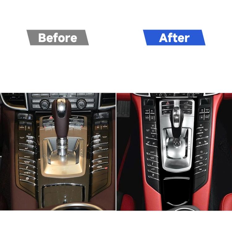 Car Left Drive Central Multimedia Panel Decorative Sticker For Porsche Panamera 2010-2016, For Panamera 2010-2016, Multimedia Panel, Left Drive