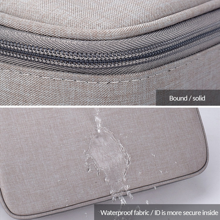 ZJ02 Waterproof Polyester Multi-layer Document Storage Bag Laptop Bag for All Sizes of Laptops, with Password Lock