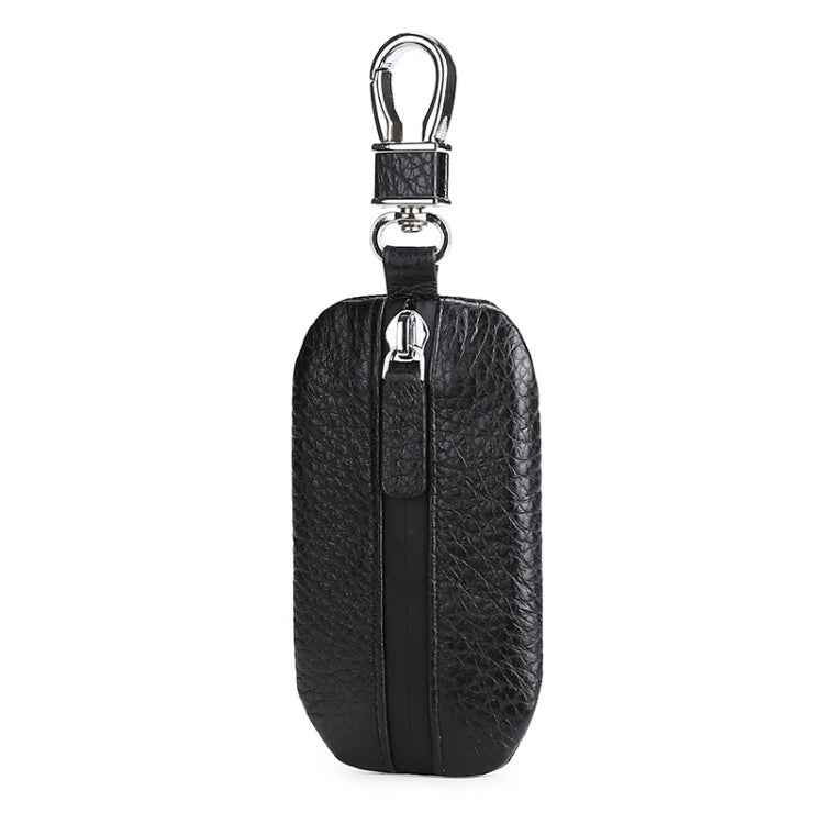 TP-9016 Litchi Texture Waterproof Zipper Car Key Bag