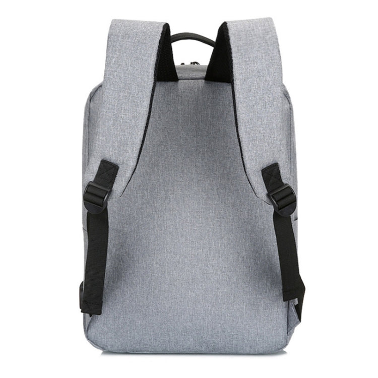 POFOKO Large-capacity Waterproof Oxford Cloth Business Casual Backpack with External USB Charging Design for 15.6 inch Laptops