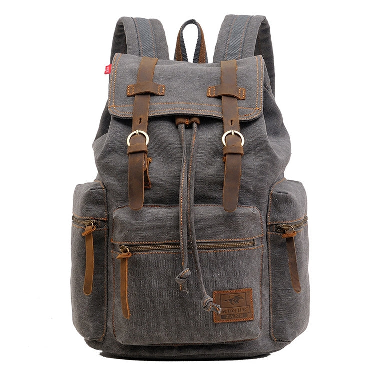 AUGUR 1039 Men Retro Canvas Backpack Shoulders Laptop Bag, 1039
