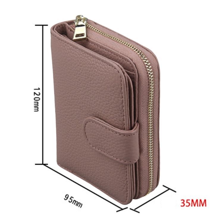 KB132 Female Style Full Grain Cow Leather Multifunctional RFID Wallet/ Card Bag/ Driving License Package
