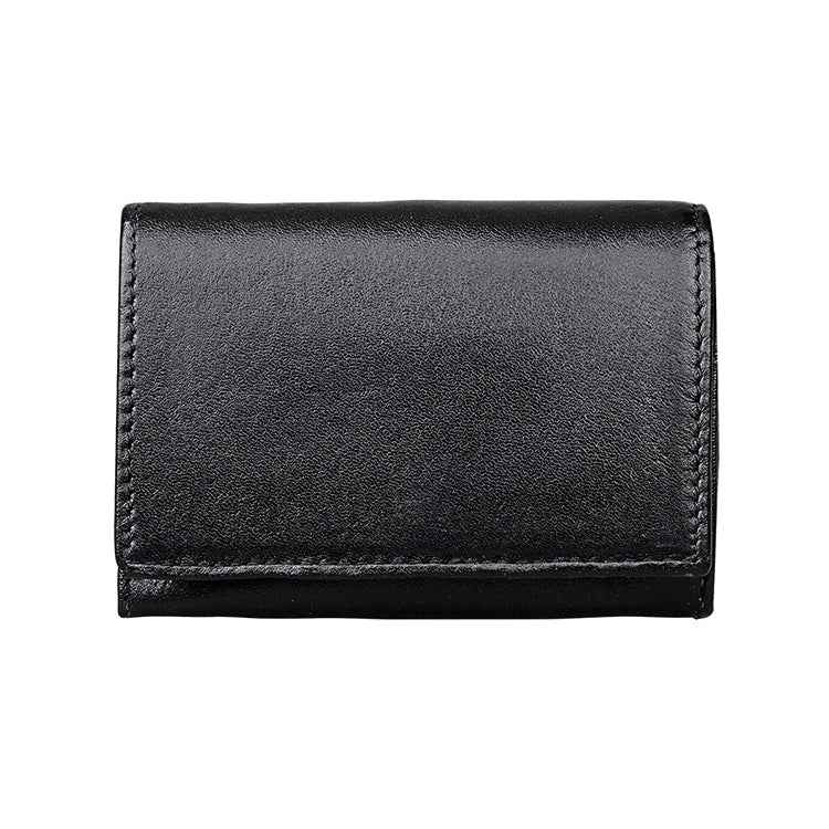 KB171 Antimagnetic RFID Crazy Horse Texture Leather Card Holder Wallet for Men and Women