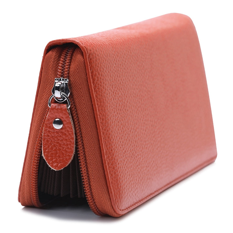 902 Antimagnetic RFID Litchi Texture Women Large Capacity Hand Wallet Purse Phone Bag with Card Slots