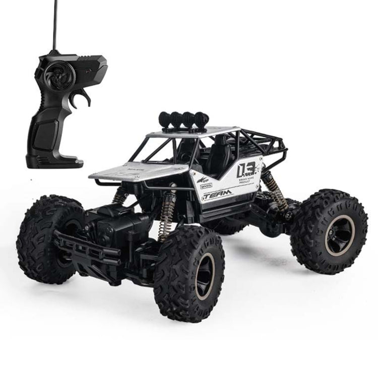 HD6026 1:16 Large Alloy Climbing Car Mountain Cross-country Four-wheel Drive Remote Control Car Toy, Size: 28cm, HD6026 1:16(Black), HD6026 1:16(Blue), HD6026 1:16(Red), HD6026 1:16(Silver)
