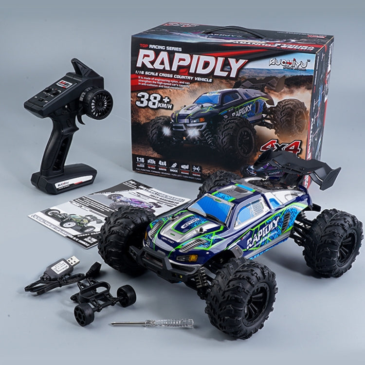 SCY-16101 2.4G 1:16 Electric 4WD RC Monster Truck Coupe Car Toy, SCY-16101 / Blue