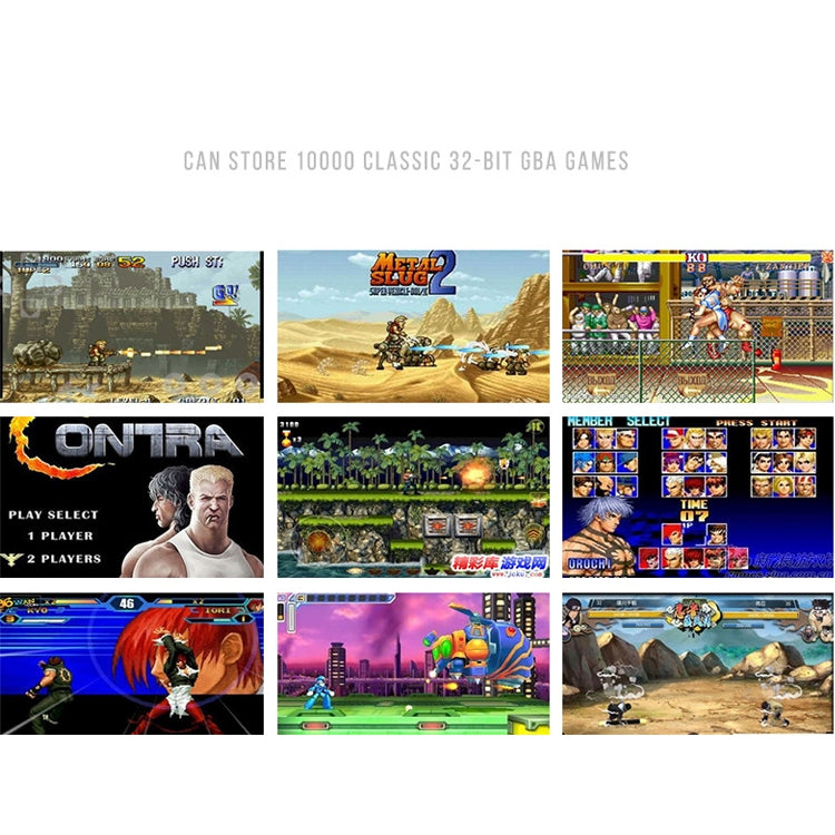 X6 4.3 inch Screen Retro Portable Game Console with 3MP Camera, Built-in 10000 Games, Supports E-book / Recording / Music Playing / Video Playing, X6