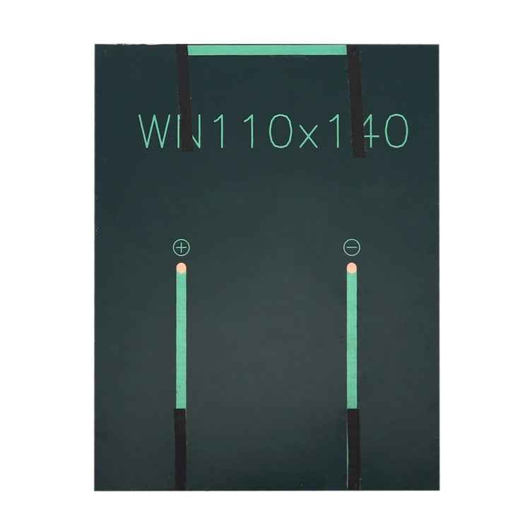 18V 1.5W 80mAh DIY Sun Power Battery Solar Panel Module Cell, Size: 110 x 140mm