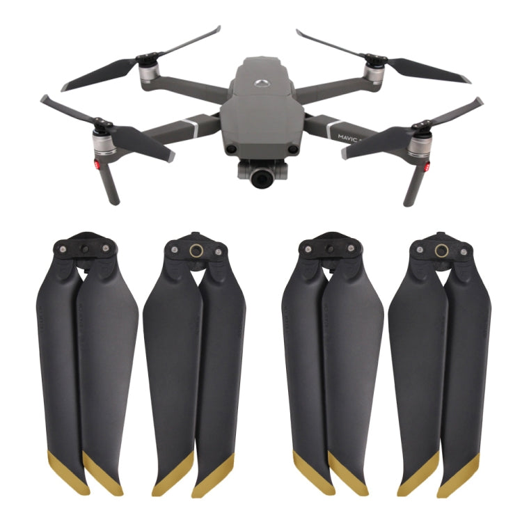 2 Pairs 8743F Low Noise Quick-release Propellers for DJI Mavic 2 Pro / Zoom, For DJI Mavic 2 2 Pairs Gold, For DJI Mavic 2 2 Pairs Silver