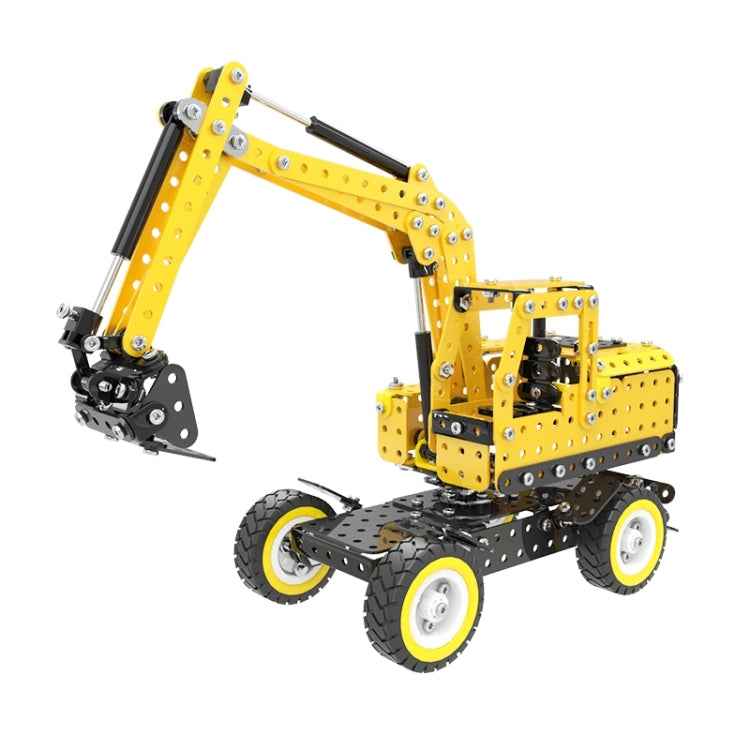 MoFun SW-007 502 PCS DIY Stainless Steel Excavator Assembling Blocks, SW-007 Excavator
