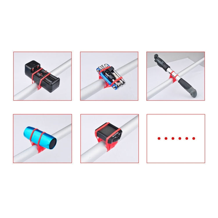5 PCS Bike Bicycle High Strength Straps Holder For Cellphone Lights Computer, Random Color Delivery, 5 PCS Bicycle Strength Straps Holder