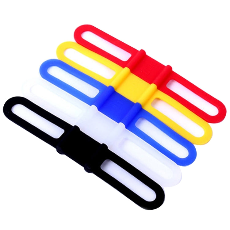5 PCS Bike Bicycle High Strength Straps Holder For Cellphone Lights Computer, Random Color Delivery, 5 PCS Bicycle Strength Straps Holder