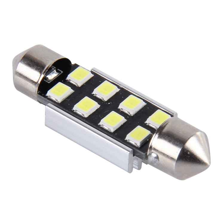 2 PCS 36mm Festoon 3W 300LM White Light 8 LED 3528 SMD Canbus Error-Free Car Reading Lamps, DC 12