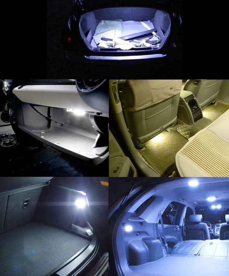 2 PCS 36mm Festoon 3W 300LM White Light 8 LED 3528 SMD Canbus Error-Free Car Reading Lamps, DC 12