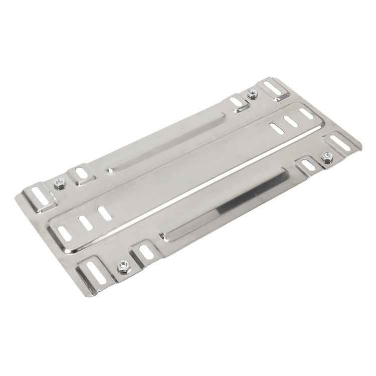 Stainless Steel License Plate Bracket Vehicle License Plate Bracket Bottom Plate Automobile License Plate Conversion Frame, License Plate Bracket2