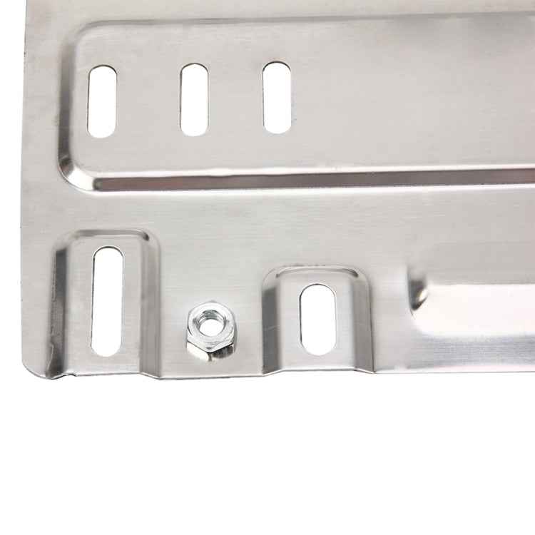 Stainless Steel License Plate Bracket Vehicle License Plate Bracket Bottom Plate Automobile License Plate Conversion Frame, License Plate Bracket2