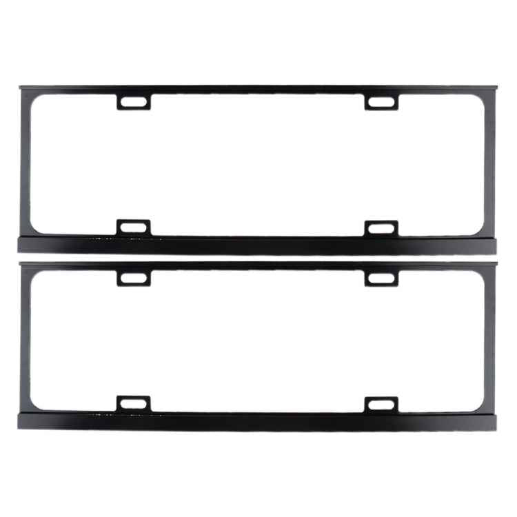 2 PCS Car License Plate Frames Car Styling License Plate Frame Magnesium Alloy Universal License Plate Holder Car Accessories