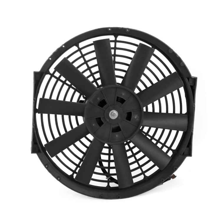12V 80W 12 inch Car Cooling Fan High-power Modified Tank Fan Cooling Fan Powerful Auto Fan Mini Air Conditioner for Car