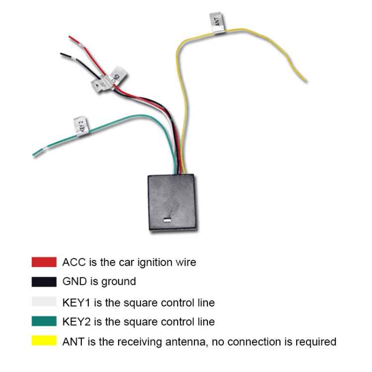 1 Set Universal Steering Wheel Controller Wireless Multifunctional DVD Navigation Key Remote Controller