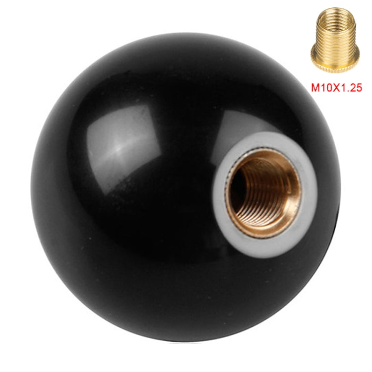 Black 8 Ball Shift Knob for Automatic Gear Shifer, Adapter Size: M10x 1.25, Size: M10x 1.25