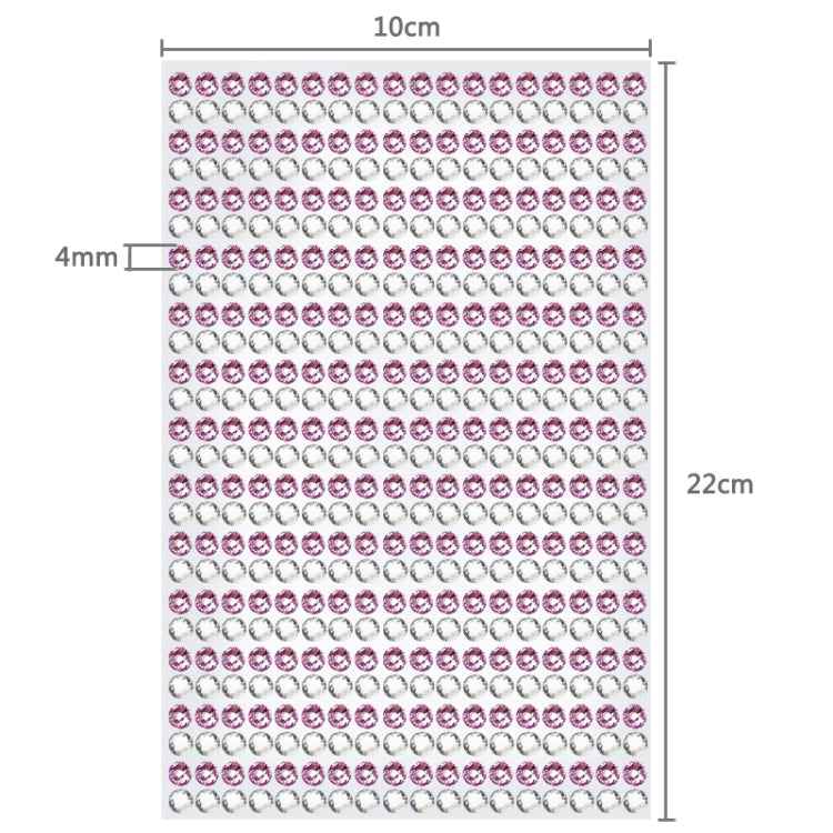 4mm Glitter Crystal Diamond Decoration / Shining Rhinestone Sticker for Car Sticker & Cell Phone Ornament