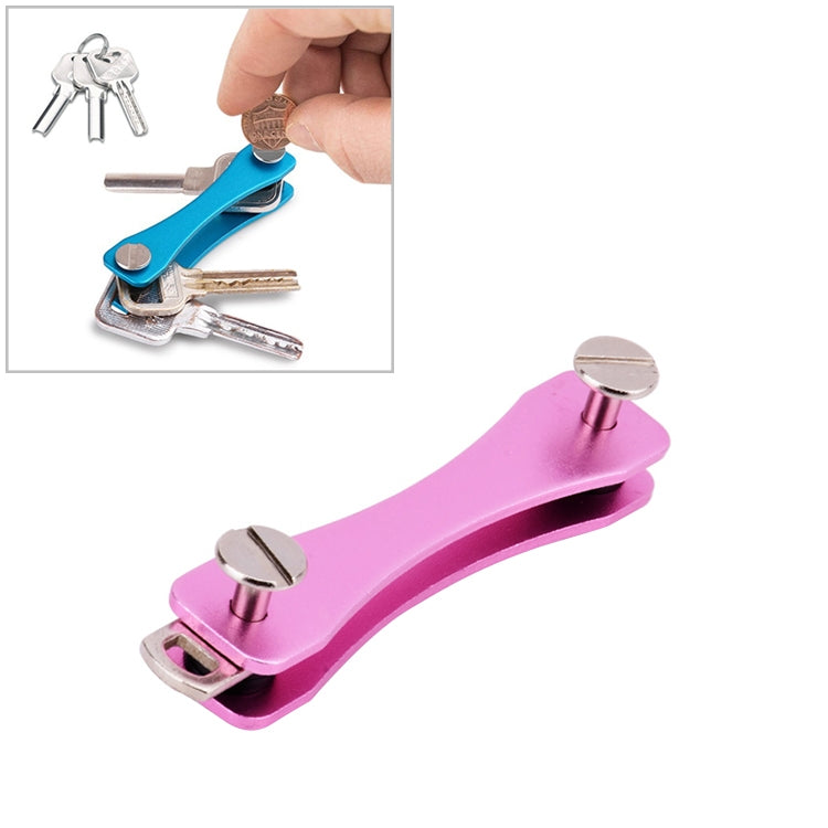 Portable Metal Key Storage Clip, (Red), (Black), (Pink), (Green), (Grey)