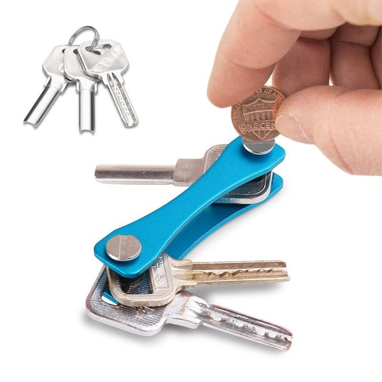 Portable Metal Key Storage Clip, (Grey), (Red), (Black), (Orange), (Pink), (Green)