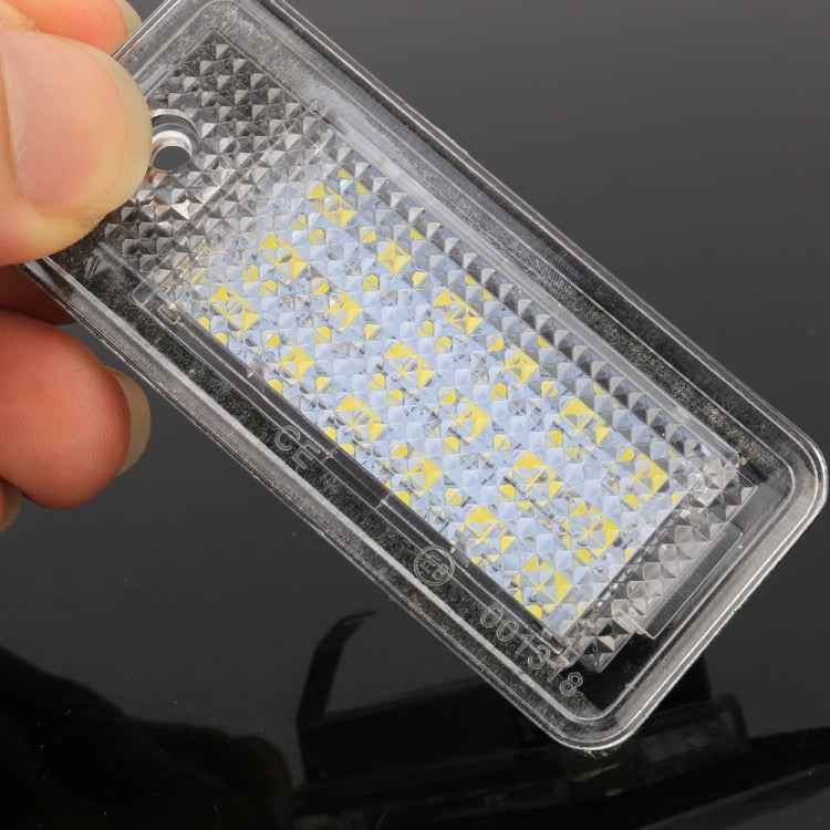 2 PCS License Plate Light with 18 SMD-3528 Lamps for Audi