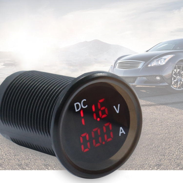B3613 IP67 Waterproof Car Modification 4.5-30V Voltmeter + Ammeter