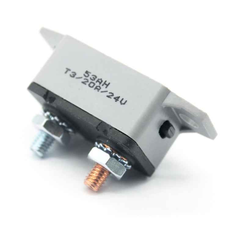 F3088-30A 30A Manual Reset Circuit Breaker Double Short Legs with Bolt 12/24V