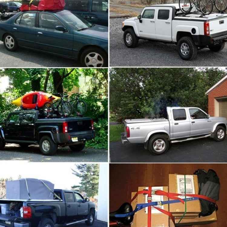 ST-213 10mx4.0cm  2 Ton Car Bundled Device with Hook And Buckle High Strength Cable Cord Heavy Duty Recovery Securing Accessories for Cars Trucks