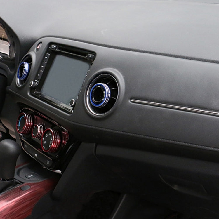 3 PCS Car Aluminum Air Conditioner Knob Case For Honda, For Honda(Gold), For Honda(Blue), For Honda(Red)
