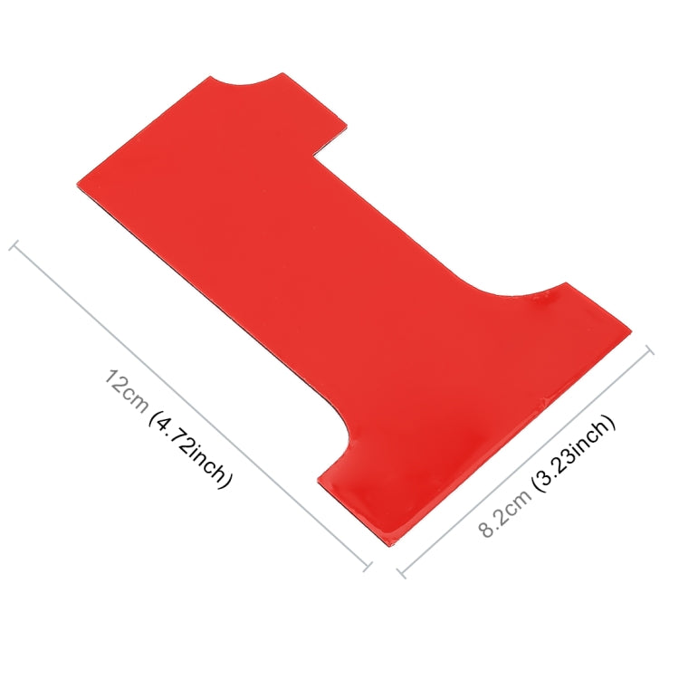 Universal Car UK Flag Number 1 Shape Metal Decorative Sticker, UK Flag Number 1 Shape