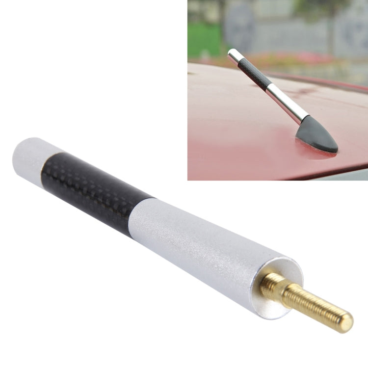 Carbon Fiber Aluminum Short Antenna Polished Universal Screws Base(Big Size)
