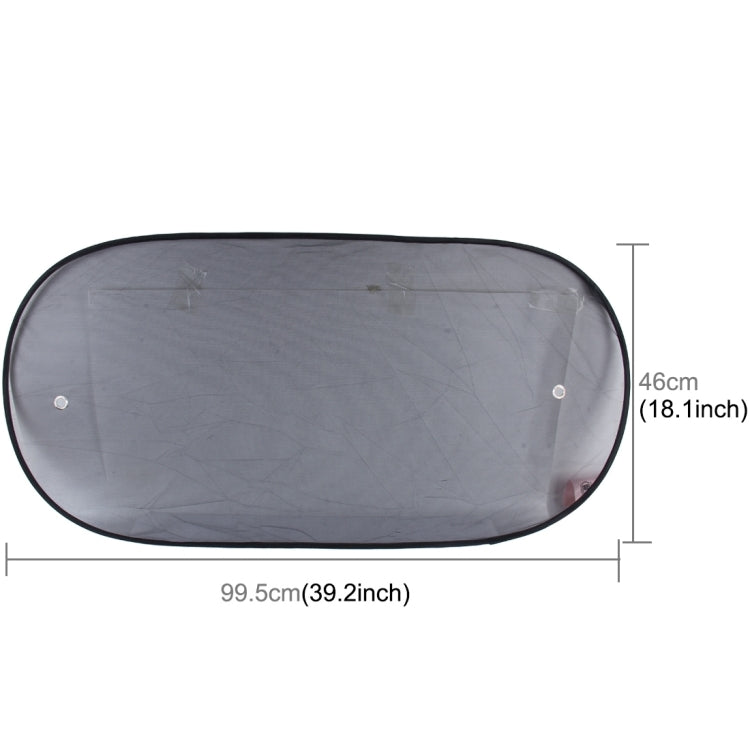 Car Window Foldable Shade for Back Blocks UV Rays with Suction Cups, Foldable Shade