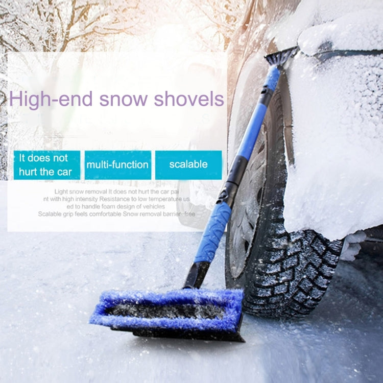 2 in 1 Car High-strength Scalable Removable Snow Shovel with Snow Frost Broom Brush And Ice Scraper