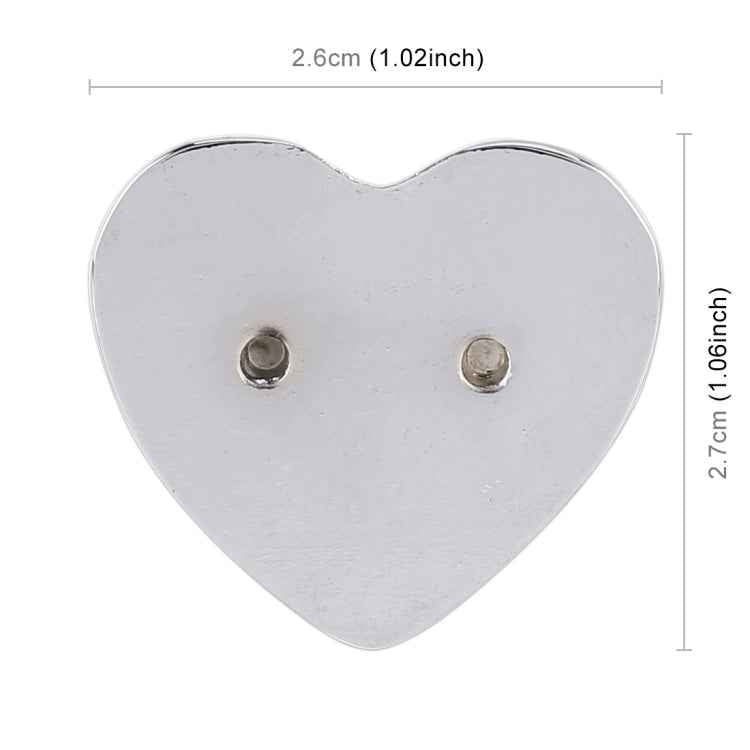 Heart Shape Car Metal Body Decorative Sticker