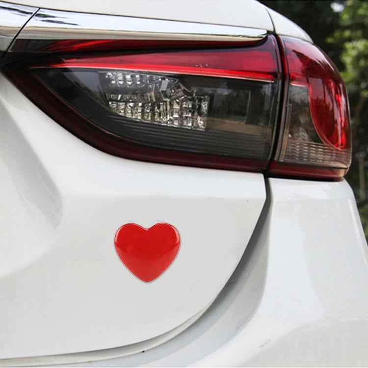 Heart Shape Car Metal Body Decorative Sticker