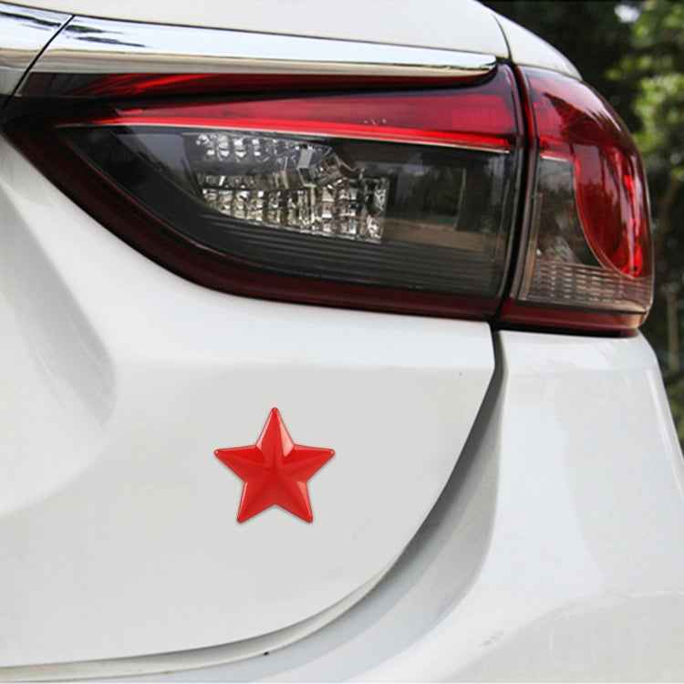 Star Pattern Car Metal Body Decorative Sticker