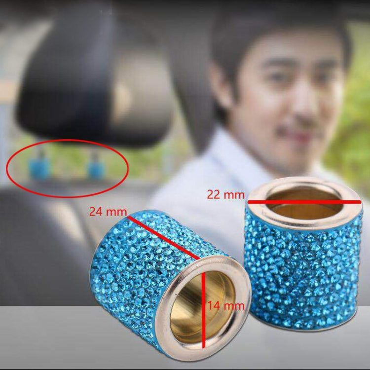 4 PCS Car Crystal Head Pillow Modified Decoration