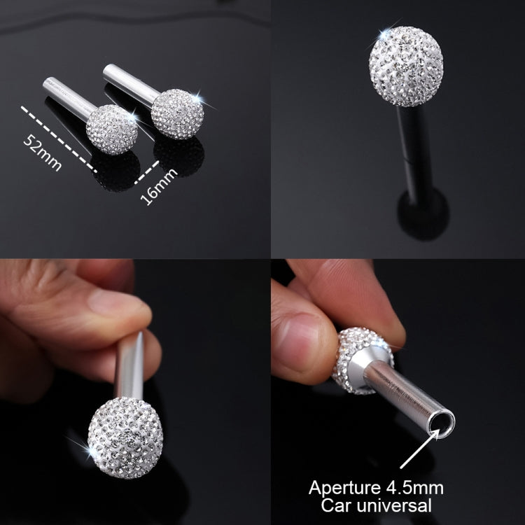 Crystal Car Aluminium Alloy Door Lock Modified Decoration