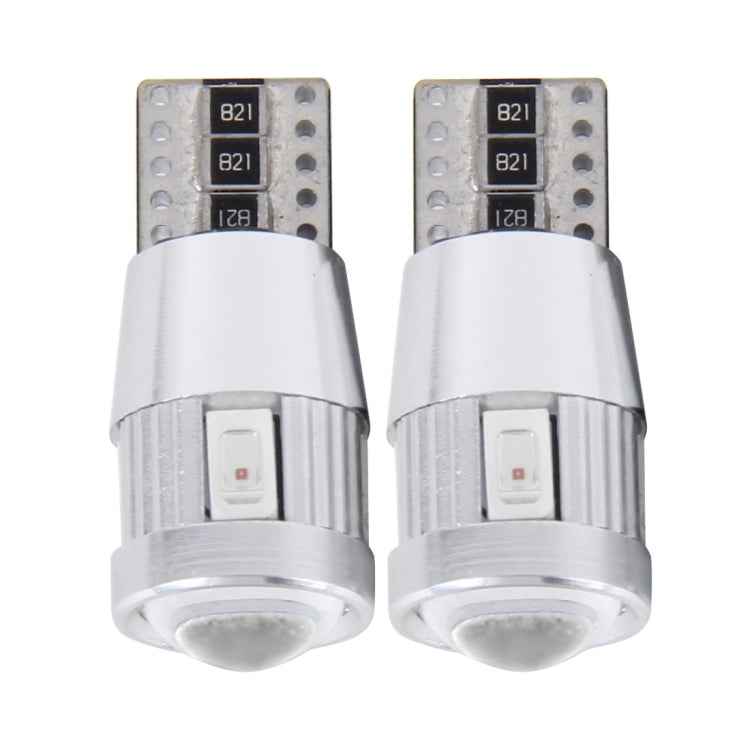 2 PCS T10 3W 6 SMD-5630 LEDs Error-Free Canbus Car Clearance Lights Lamp, DC 12V